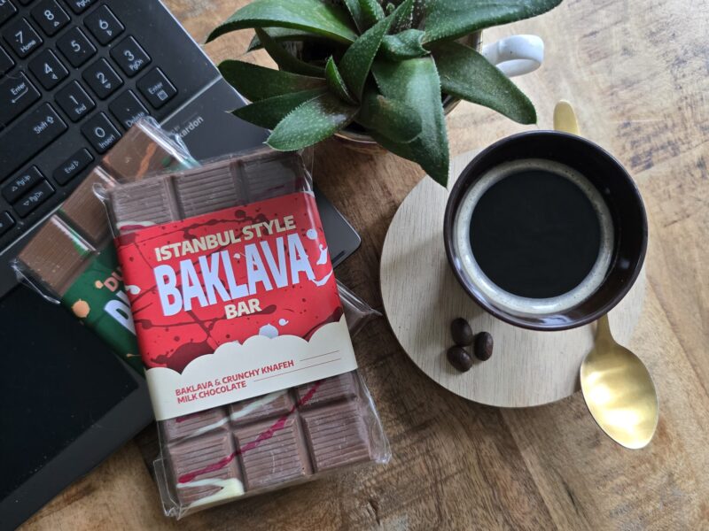 baklava chocolade reep