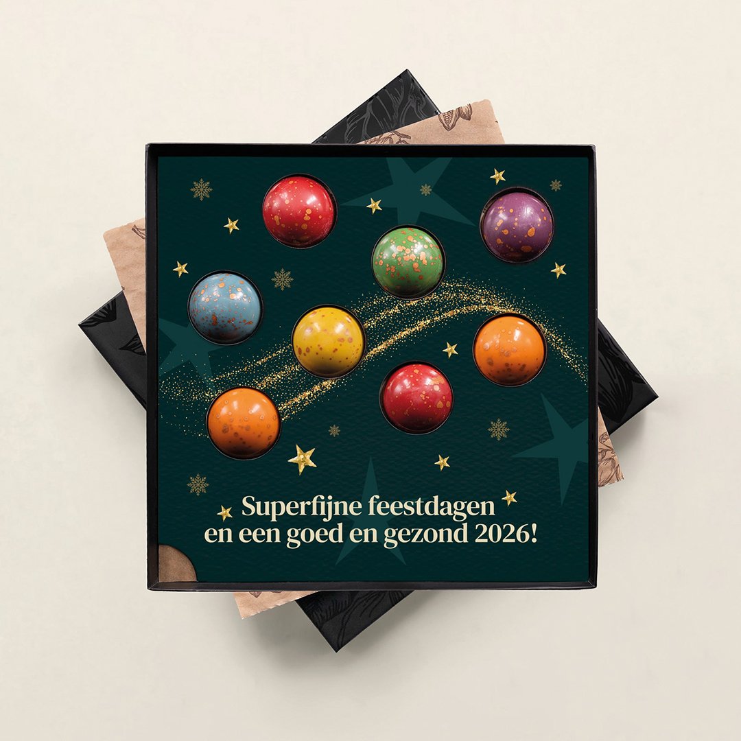 Tasty Present domes assortiment - thema Nieuwjaar