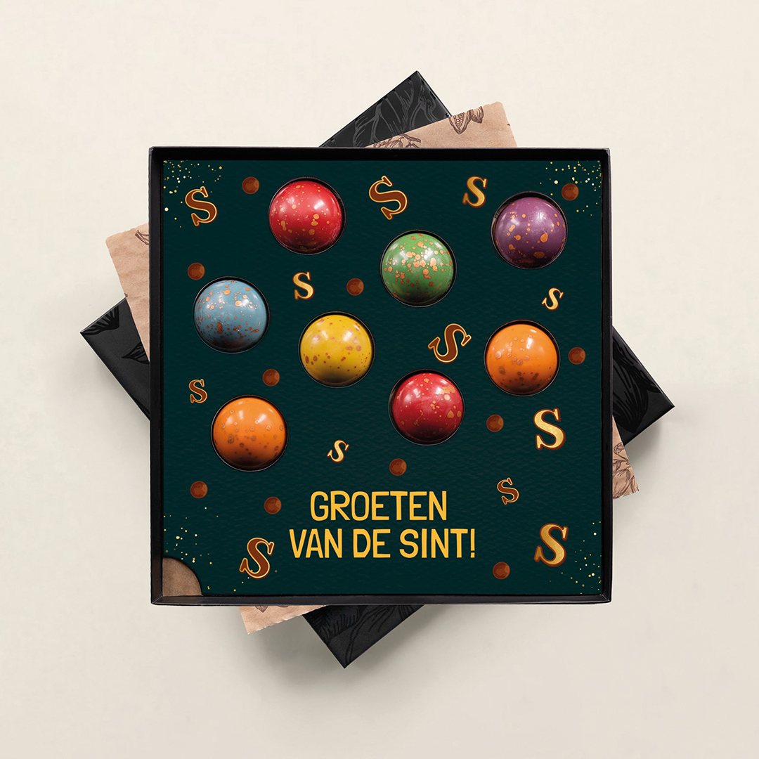Tasty Present domes assortiment - thema Sinterklaas