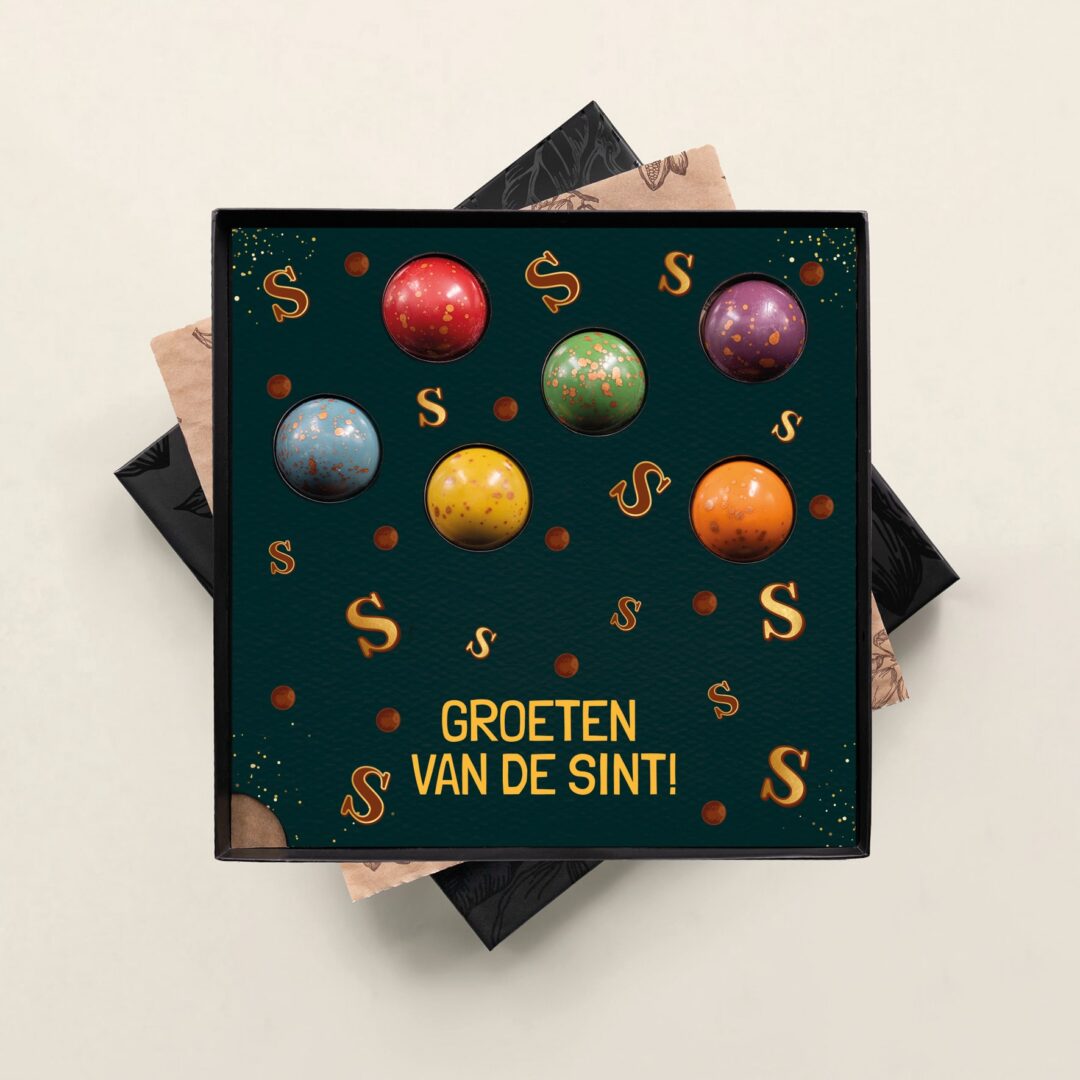 Tasty Present domes assortiment - thema Sinterklaas