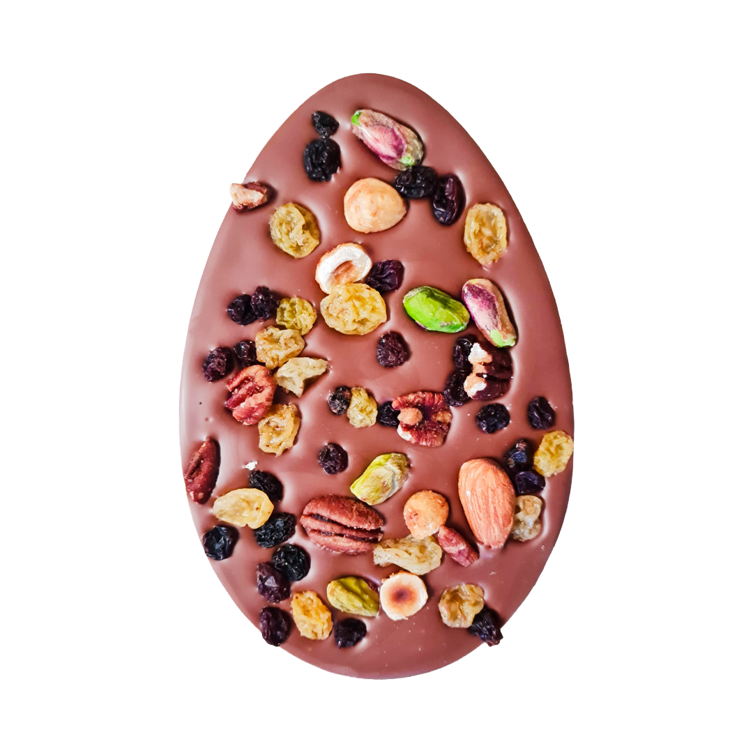 chocolade paasei met notenmix - relatiegeschenk tasty Present
