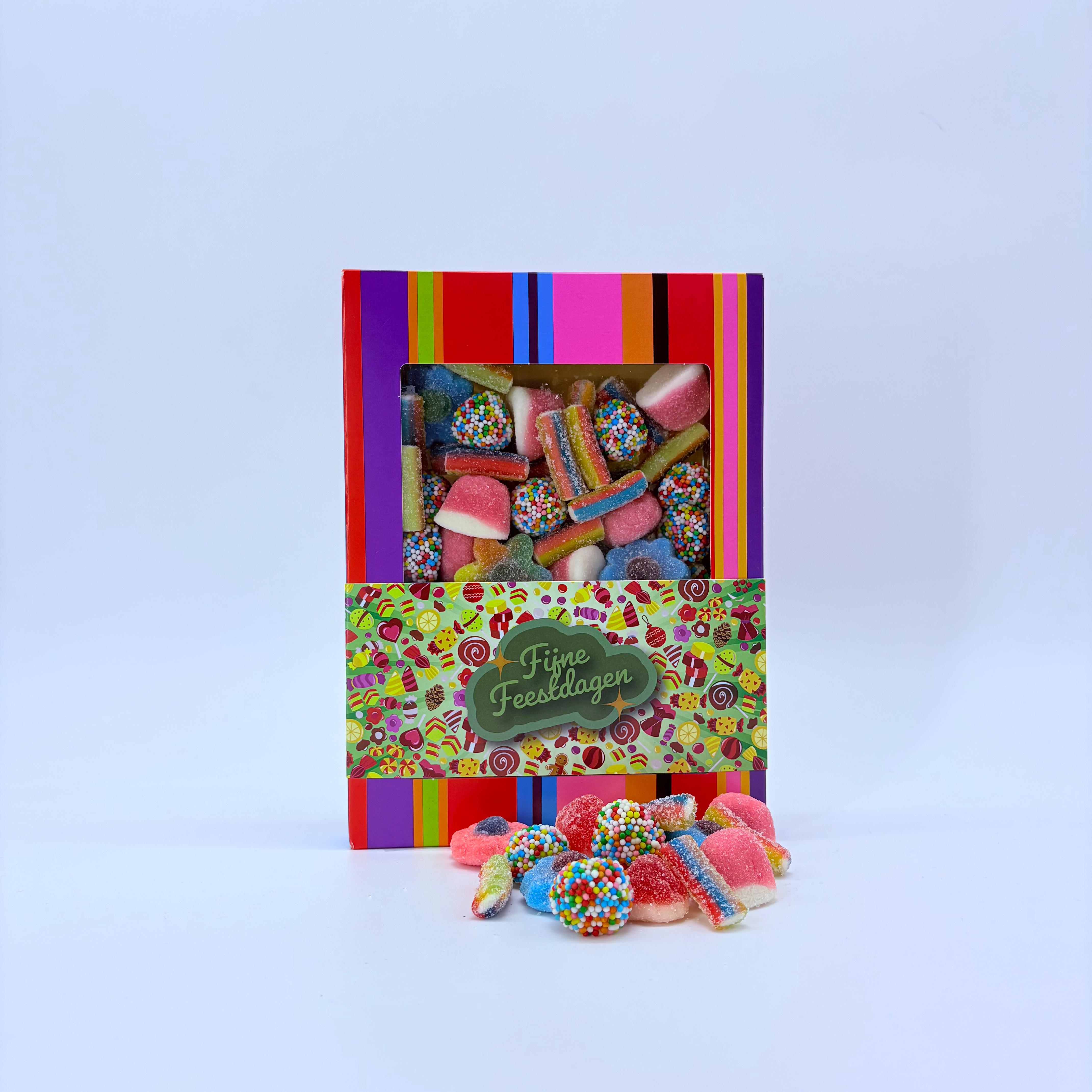 snoepdoos fijne feestdagen