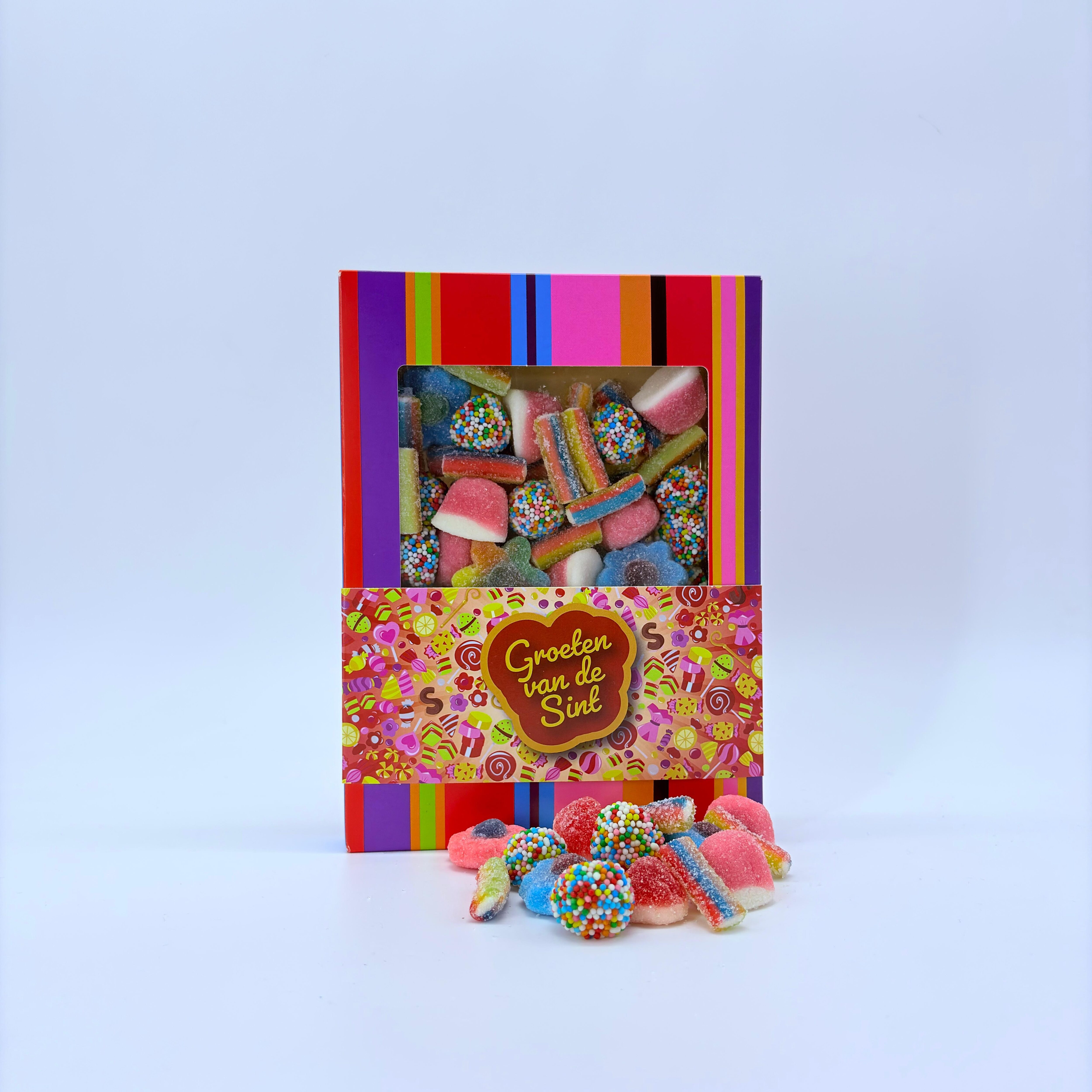 snoepdoos groeten van de sint