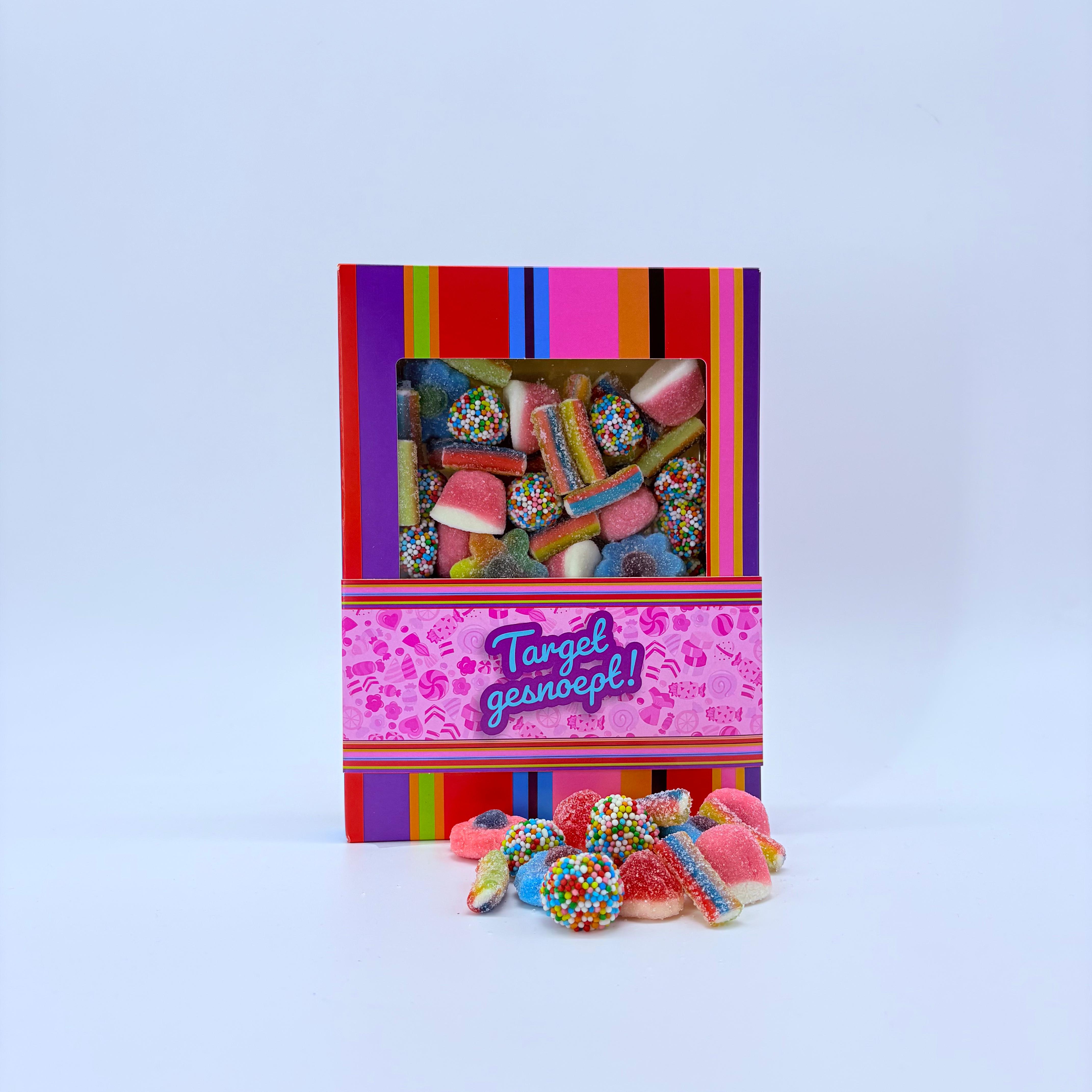 snoepdoos target gesnoept