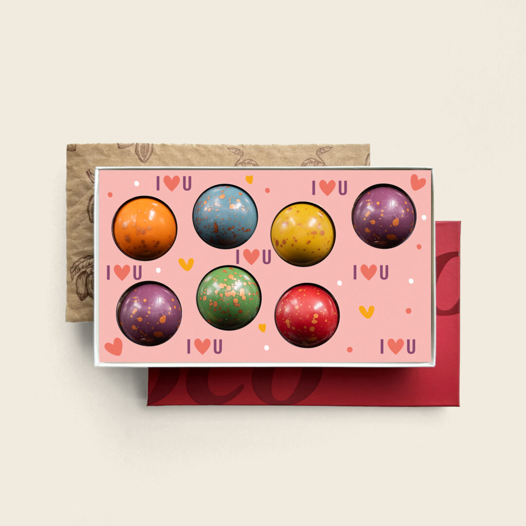 Heerlijke luxe XL bonbons in een luxe geschenkdoos met moederdag design. Ook leuk voor Valentijn. Tasty Present - Gepersonaliseerde chocolade en zoetwaren