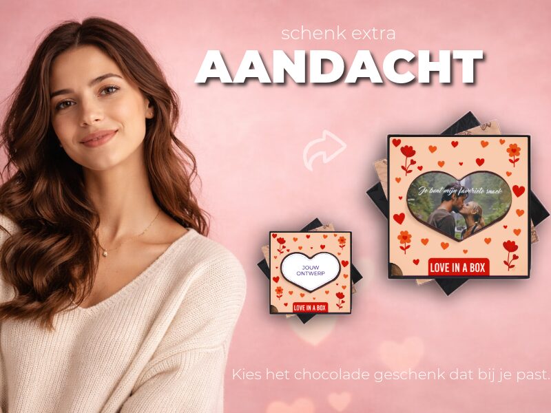 valentijn choclade - Tasty Present - gepersonaliseerde chocolade voor Valentijn